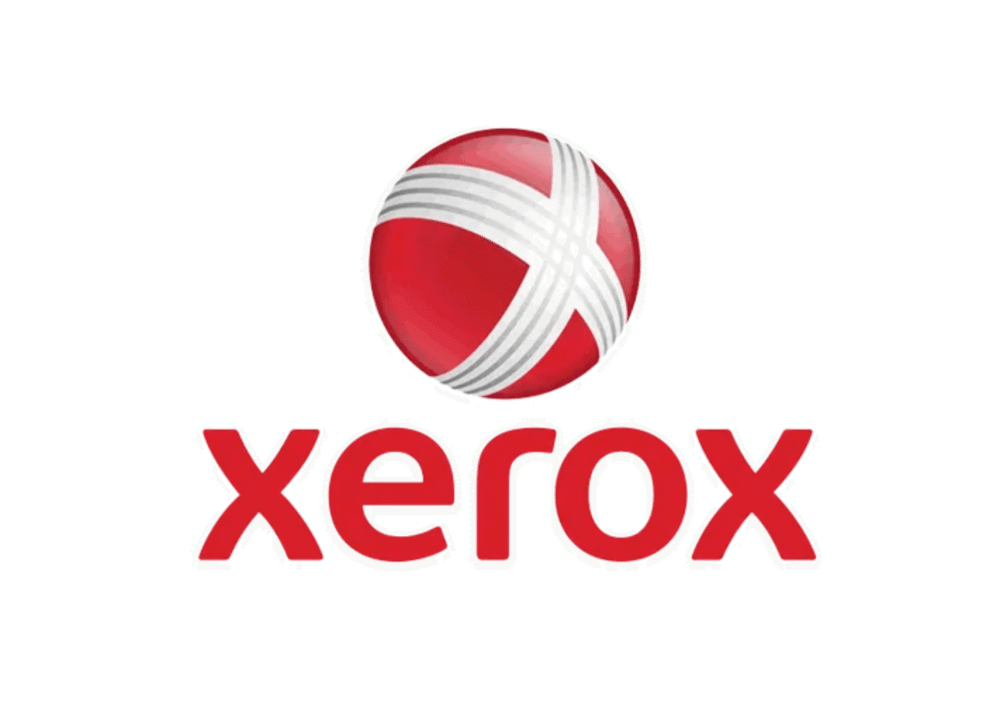 Logo Xerox complet rouge - Référence client Activops