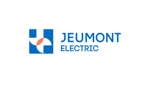 Logo Jeumont Electric bleu - Client industriel Activops